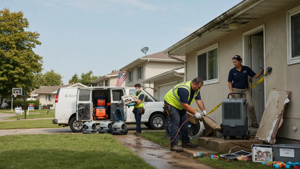Water Damage Restoration in Wolf Lake, IL near me